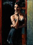 Fabian Perez Fabian Perez At the Door (Brown)